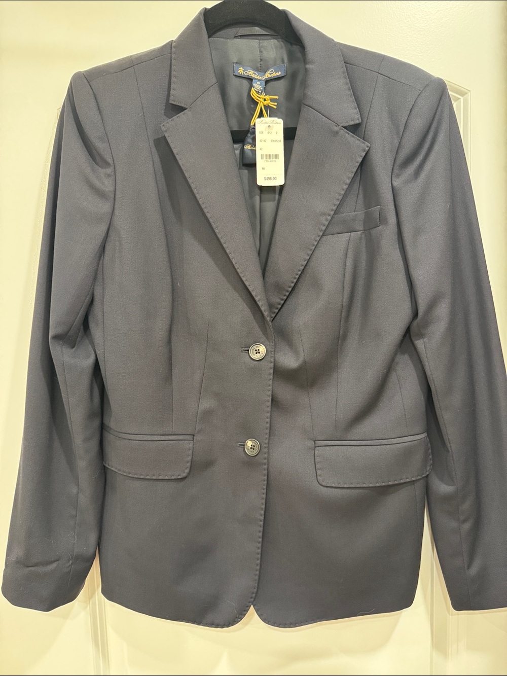 ### NWT Brooks Brothers Italian Wool Tailored Blazer Jacket - Size 10